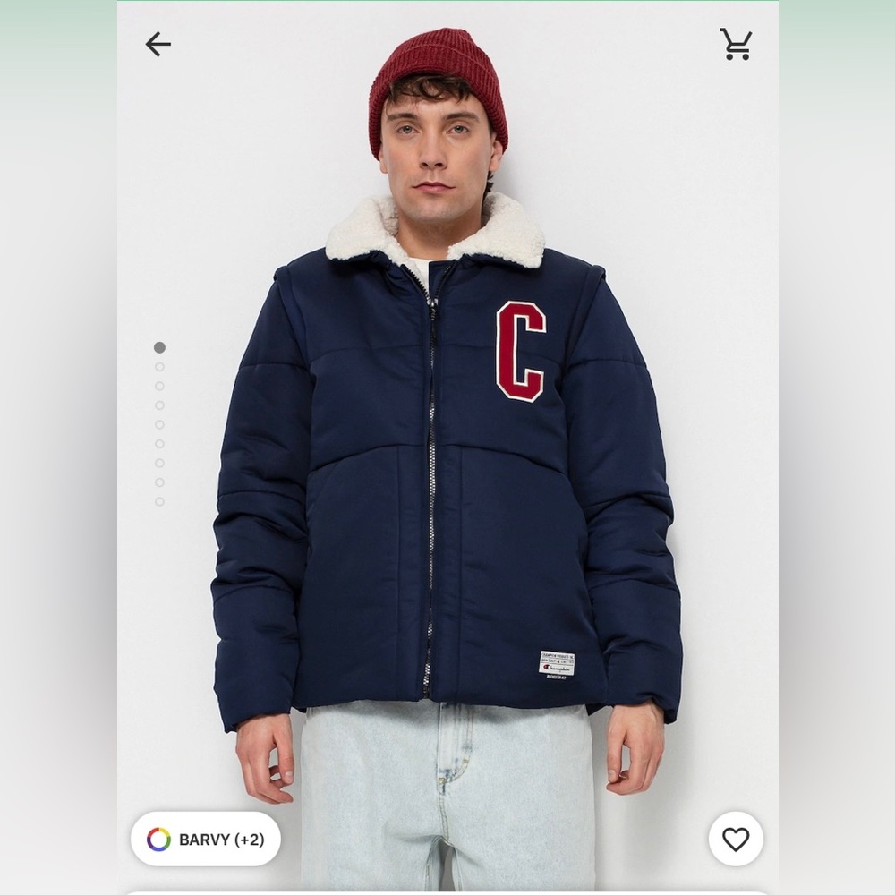 NWT Champion Heavy Puffer Teddy Lined Padded Coach Jacket high thermal resistant